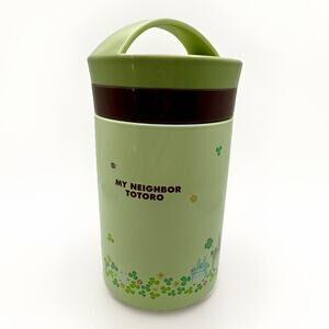 Totoro Soup Jar Lunch Box Green Pistachio Studio Ghibli Round Bento Japan Catbus